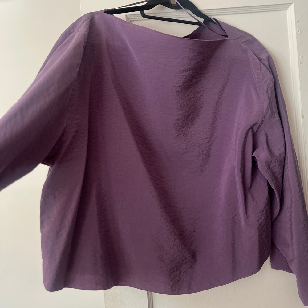 Massimo Dutti Rich Purple Blouse